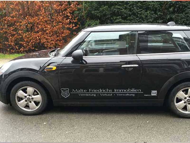 Werbung unterwegs